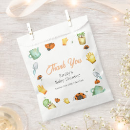 Rustikale Vegetation Ladybug Garden Babydusche Geschenktütchen