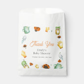 Rustikale Vegetation Ladybug Garden Babydusche Geschenktütchen (Vorderseite)
