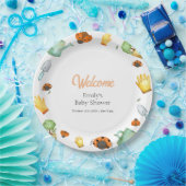 Rustikale Vegetation Ladybug Garden Babydusche Pappteller (Party)