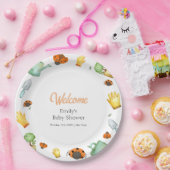 Rustikale Vegetation Ladybug Garden Babydusche Pappteller (Party)