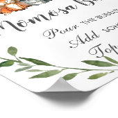 Rustikale Vegetation Landtiere Momosa Bar Sign Poster (Ecke)