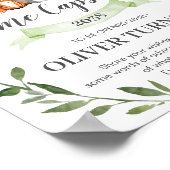 Rustikale Vegetation Landtiere Zeitkapsel Zeichen Poster (Ecke)