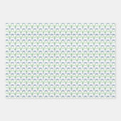 Rustikale Vegetation Pine Christmas Berry Holiday Geschenkpapier Set (Vorderseite)