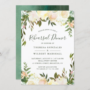 Rustikale Vegetation Probe Einladung