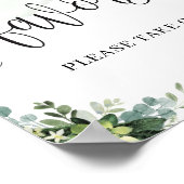 Rustikale Vegetation Succulent eucalyptus favorisi Poster (Ecke)