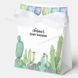 Rustikale Vegetation Taco Fiesta Cactus Baby Showe Geschenkschachtel