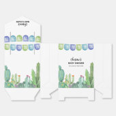 Rustikale Vegetation Taco Fiesta Cactus Baby Showe Geschenkschachtel (Ungefaltet)