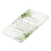 Rustikale Vegetation Weinberg Weißer Weinberg Einl Magnet (Linke Seite)