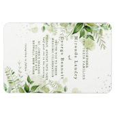 Rustikale Vegetation Weinberg Weißer Weinberg Einl Magnet (Horizontal)