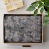 Rustikale Vegetation Weißer Pinienwald Seidenpapier (Geschenk)