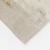 Rustikale verbrannte Orange Grau Schwarz Beige abs Fleecedecke (Ecke)