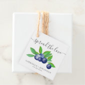Rustikale Verbreitung der Liebe Blueberry Jam Kraf Geschenkanhänger (Beispiel)