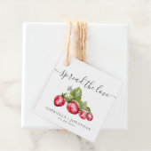 Rustikale Verbreitung der Liebe Strawberry Jam Kra Geschenkanhänger (Beispiel)