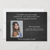 Rustikale Verse für Christliche Abschluss Einladung (Rückseite)