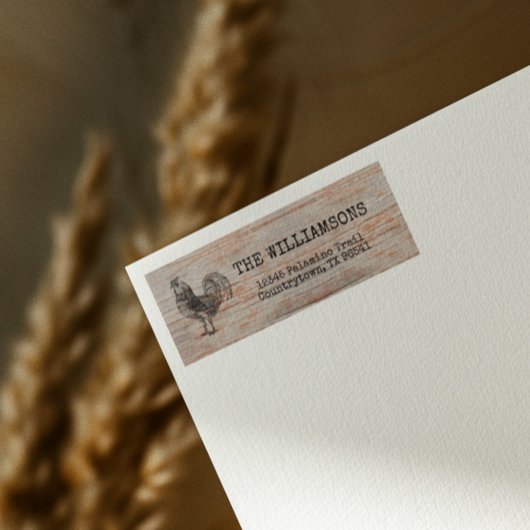 Rustikale Vintage antike Bauernhof-Rooster-Rücksen