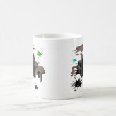 Rustikale Vintage-Auto-Grunge-Kunst, Kaffeetasse (Mittel)