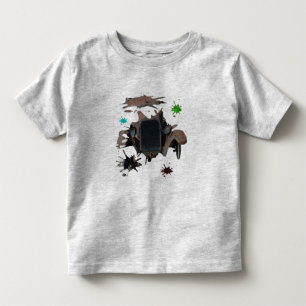 Rustikale Vintage-Auto-Grunge-Kunst, Kleinkind T-shirt