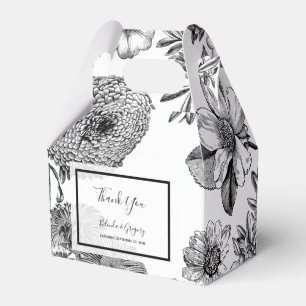 Rustikale Vintage Blume Hochzeit Geschenkschachtel