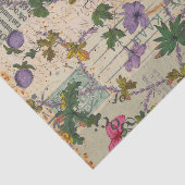 Rustikale Vintage Briefmarke Seidenpapier (Ausschnitt)