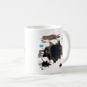 Rustikale Vintage Car Grunge Kunst, Kultur, Kunst, Kaffeetasse (VorderseiteRechts)