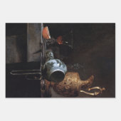 Rustikale Vintage Elegantin Geschenkpapier Set (Vorderseite 2)