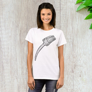 Rustikale Vintage-Gabel Retro-Besteck T-Shirt