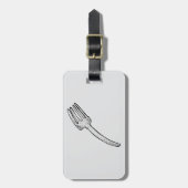 Rustikale Vintage Gabel Retro-Kutsche Gepäckanhänger (Vorderseite vertikal)