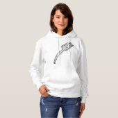 Rustikale Vintage Gabel Retro-Kutsche Hoodie (Vorne ganz)