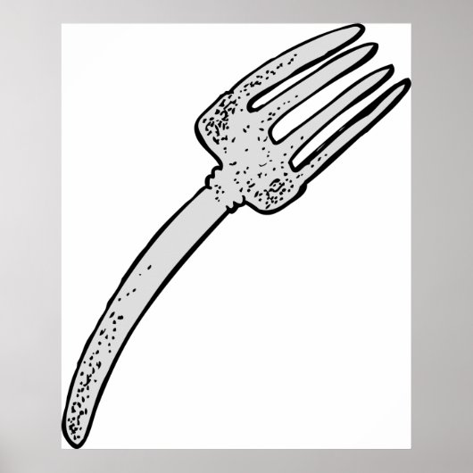 Rustikale Vintage Gabel Retro-Kutsche Poster (Vorne)