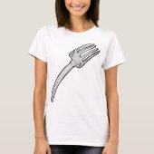 Rustikale Vintage Gabel Retro-Kutsche T-Shirt (Vorderseite)