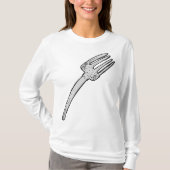 Rustikale Vintage Gabel Retro-Kutsche T-Shirt (Vorderseite)