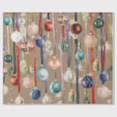 Rustikale Vintage Glasschmuckstücke, die an der Sc Geschenkpapier (Flach)