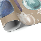 Rustikale Vintage Glasschmuckstücke, die an der Sc Geschenkpapier (Rolleneckpunkt)