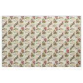 Rustikale Vintage goldenblütige Weihnachtsfeier Ep Stoff (Fat Quarter (45,7 x 55,9 cm))