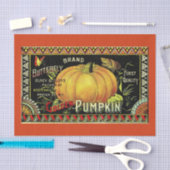 Rustikale Vintage Herbstpumpendekor Seidenpapier (Handwerk)