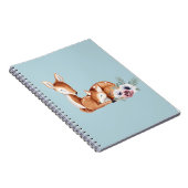 Rustikale Vintage Hirschwaldblütendusche Notizblock (Rechte Seite)