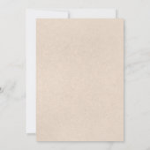 Rustikale Vintage Hochzeit Einladungen (Rückseite)