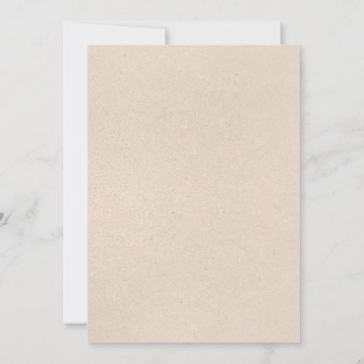 Rustikale Vintage Hochzeit Einladungen (Rückseite)