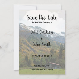 Rustikale Vintage Hochzeit rettet das Datum Save The Date