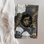 Rustikale Vintage Honigbienen und blumengeschmückt Seidenpapier<br><div class="desc">Wir haben dieses wunderschöne Honigbiene und Blumenzapier entworfen. Unser Design umfasst unsere handgezeichnet Honigbienen im Vintagen Sketch-Stil sowie unsere handgezeichnet goldene Krone, schwarze Rose und weiße Blumen. Der Akzent der Imitate, die goldfarbene Folie und der Spritzer der Farbe, werden hinzugefügt, um die wunderschöne Vintage Honigbiene und das Blumengewebe Papier noch...</div>