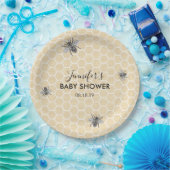 Rustikale Vintage Hummerspülung Pappteller (Party)