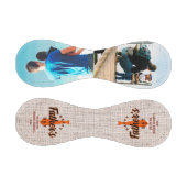 Rustikale Vintage Krawatte Foto Collage Vatertag Baseball (Paneele)