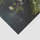 Rustikale Vintage Kronenkratzenbraun Bärendekoupag Seidenpapier (Ausschnitt)