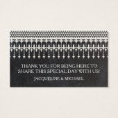 Rustikale Vintage Lace Chalk Board Script Typograf (Rückseite)