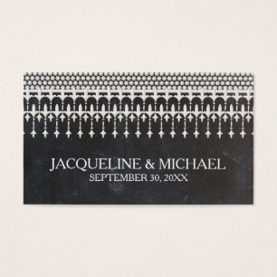 Rustikale Vintage Lace Chalk Board Script Typograf