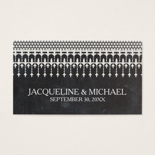 Rustikale Vintage Lace Chalk Board Script Typograf (Vorderseite)