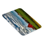 Rustikale, Vintage Landwirtschaft, die Sojabohnen  Magnet (Rechte Seite)