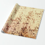 Rustikale Vintage Marmorbeschaffenheit Geschenkpapier (Ungerollt)