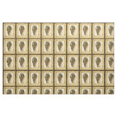 Rustikale Vintage-Meeresschnecke Stoff (Fat Quarter (45,7 x 55,9 cm))