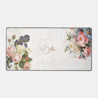 Rustikale Vintage Personalisierte Rose & Iris